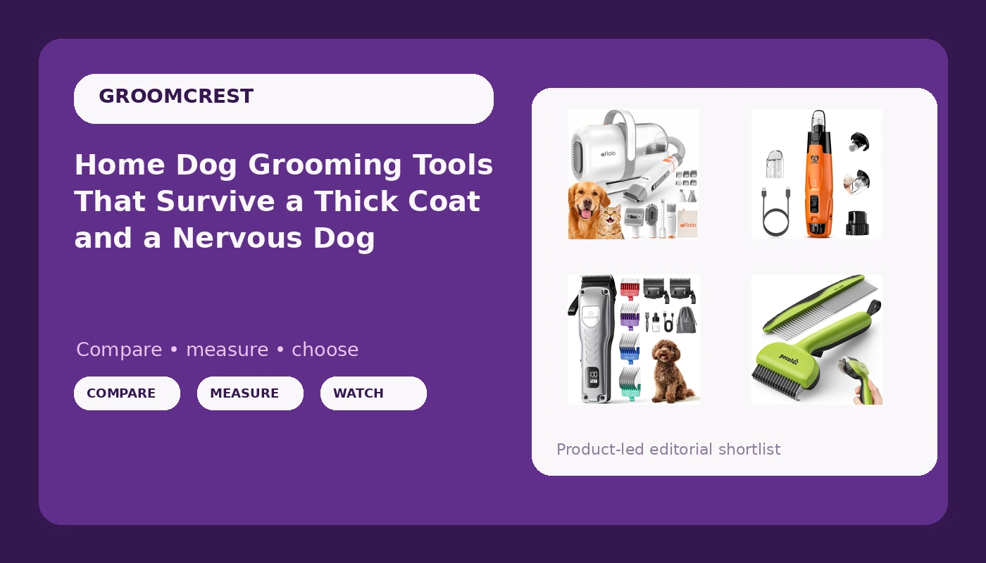 Home Dog Grooming Tools That Survive a Thick Coat and a Nervous Dog