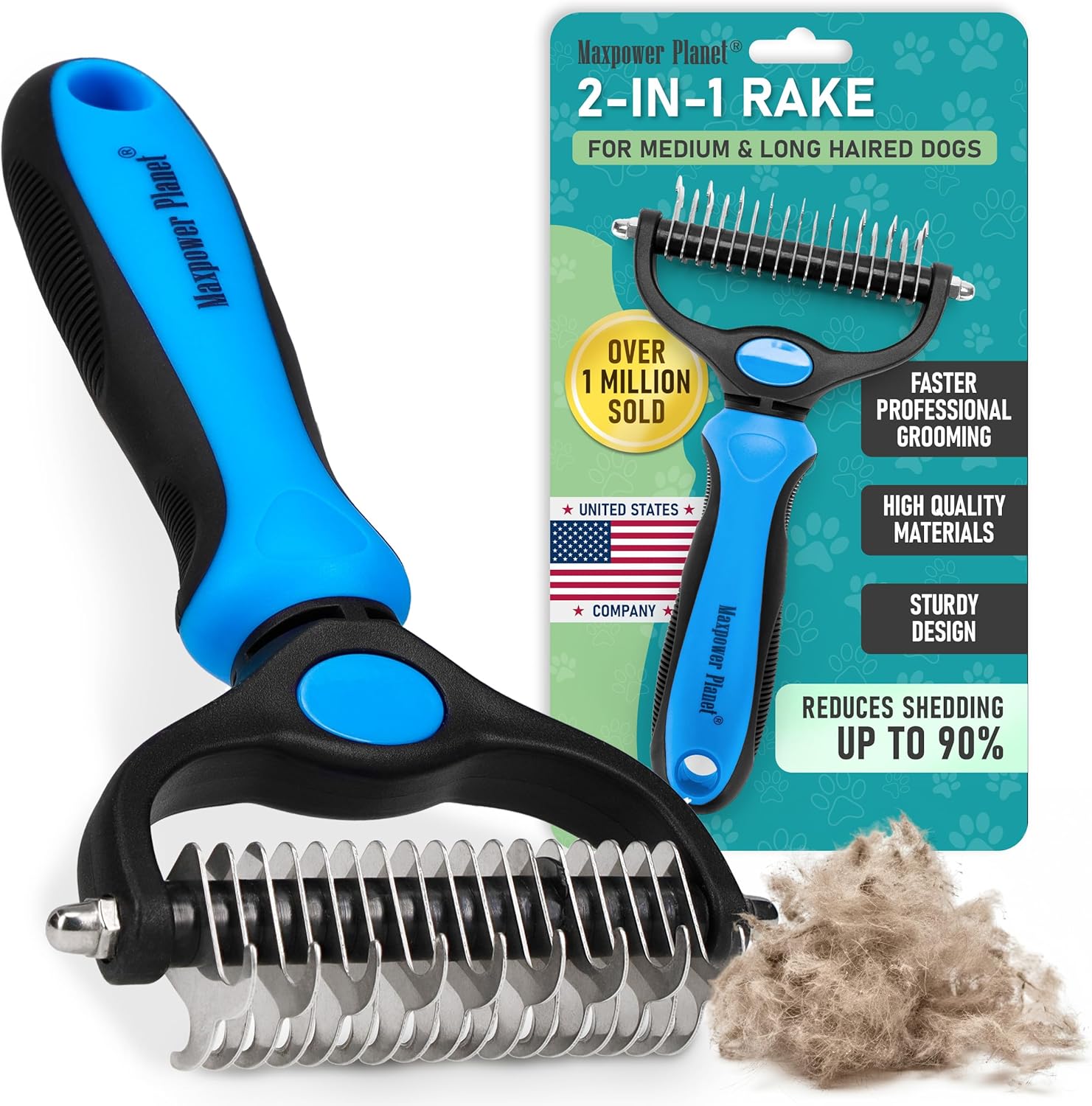 Maxpower Planet Dog Grooming Rake
