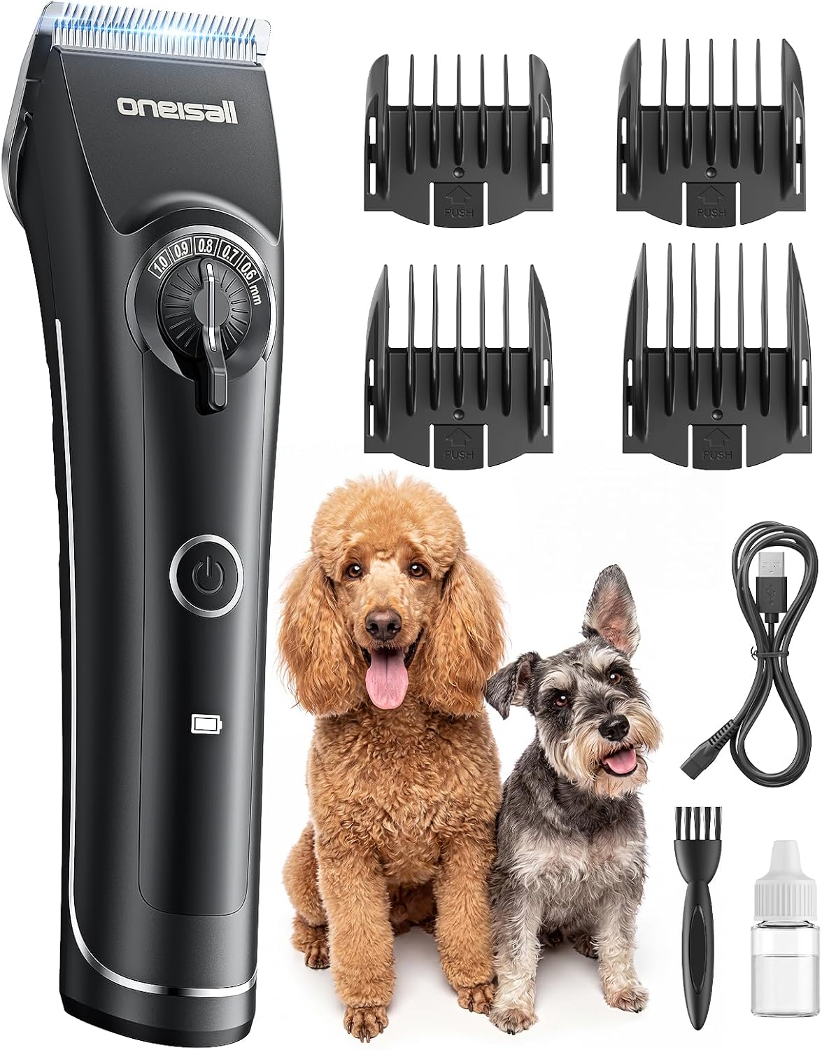 oneisall Dog Clippers for Grooming Thick Heavy Coats