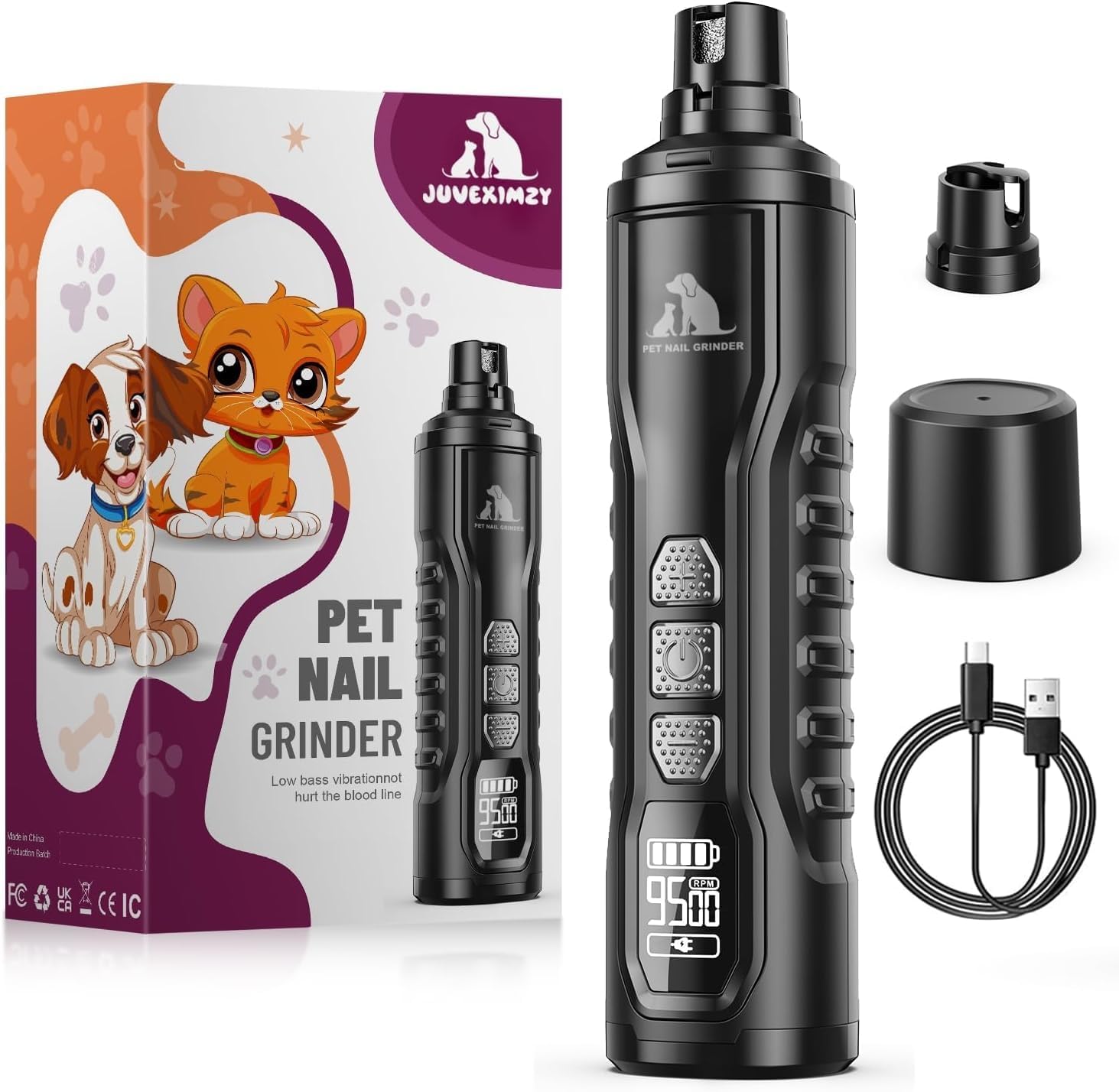Electric Dog Nail Grinder 5-Speed